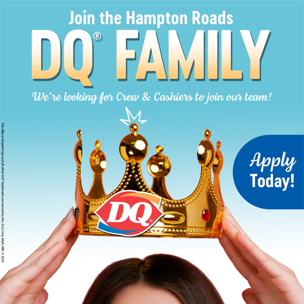 DQ Hiring graphic with crown