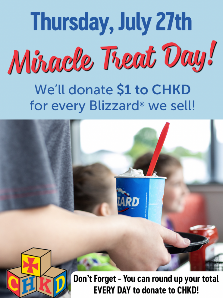 Supporting CHKD Dairy Queen