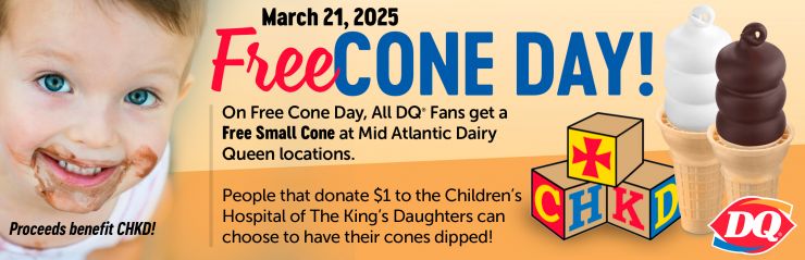 Free Cone Day promo graphic